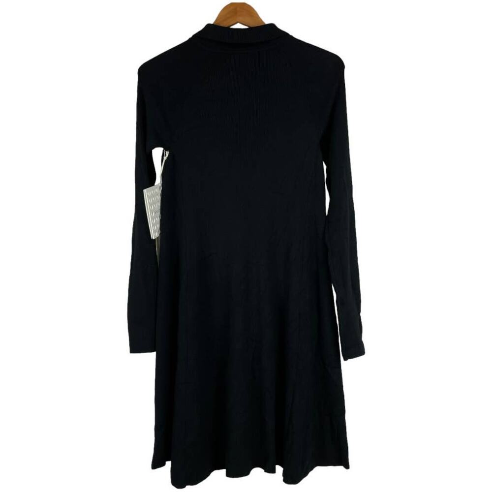KHAITE NWT Emory Long Sleeve Stretch Wool Shift Dress Size M Flowy Designer - Picture 6 of 13
